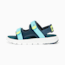 PUMA Evolve Sandals Youth, Dark Night-Hero Blue-Lily Pad, small-THA