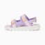 PUMA Evolve Sandals Youth, Vivid Violet-Pearl Pink-Light Straw, small-THA