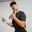 เสื้อวิ่งแขนสั้นผู้ชาย Favourite, Puma Black-Sun Stream, small-THA