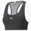 Mid 4Keeps Graphic  Training Bra, Puma Black-white small cat, small-PHL