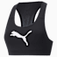 Mid 4Keeps Graphic  Training Bra, Puma Black-White Cat, small-PHL