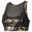 Fashion Luxe ellaVATE Women's Training Bra, Puma Black-Puma Team Gold-Matte foil print, small-PHL