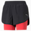 2 in 1 Women's Woven Running Shorts, Puma Black-Sunblaze, small-PHL