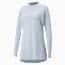 Modest Activewear Long Sleeve Training Tee Women, Platinum Gray, small-PHL