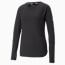Run Cloudspun Long Sleeve Running Tee Women, Puma Black, small-PHL