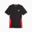 RUN FAVOURITE Short Sleeve Running Tee Men, PUMA Black-Fire Orchid, small-THA