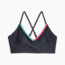 PUMA x lemlem Low Impact Training Bra Women, PUMA Navy-PUMA Black, small-THA