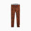 กางเกงออกกำลังกายรัดรูปเอวสูง 7 ส่วน ANIMAL REMIX, Teak, small-THA