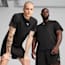 TAD ESSENTIALS Heather Cat Tee Men, PUMA Black Heather, small-THA