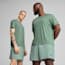 TAD ESSENTIALS Heather Cat Tee Men, Green Moon Heather, small-THA