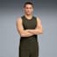 TAD TECH Triblend Sleevless Tank Men, Dark Olive, small-GBR