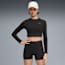 PUMA SHAPE Long Sleeve Cropped Top Women, PUMA Black, small-GBR