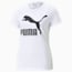 Classics Logo Women's Tee, Puma White, small-THA