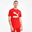 เสื้อยืดคอกลมผู้ชาย Classics Logo Tee, High Risk Red, small-THA