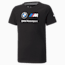 BMW M Motorsport Essentials Logo Youth Tee, Puma Black, small-PHL