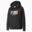 SWxP Graphic Women's Hoodie, Puma Black, small-PHL
