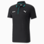 Mercedes F1 Basic Men's Polo Shirt, Puma Black, small-PHL