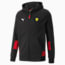 Scuderia Ferrari Race Hooded Men's Sweat Jacket, Puma Black, small-PHL