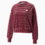 Downtown Velour Crewneck Sweatshirt Women, Dusty Orchid, small-PHL
