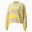 Downtown Velour Crewneck Sweatshirt Women, Pristine, small-PHL