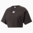 DARE TO Cropped Relaxed Tee Women, PUMA Black, small-PHL