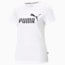 Essentials Logo Tee Women, Puma White, small-THA