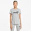 Essentials Logo Tee Women, Light Gray Heather, small-THA