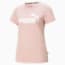 Essentials Logo Tee Women, Bridal Rose, small-THA