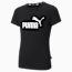 Essentials Logo Tee Youth, Puma Black, small-THA
