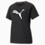 Evostripe Women's Tee, Puma Black, small-PHL