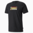 Graphic Metallic Men's Tee, Puma Black, small-PHL