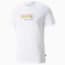 Graphic Metallic Men's Tee, Puma White, small-PHL