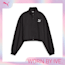 DARE TO Cropped Woven Jacket, PUMA Black, small-PHL