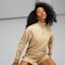 PUMA TEAM Women's Half-Zip Sweatshirt, Sand Dune, small-PHL