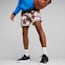 Clyde's Closet Men's Basketball Shorts, Sand Dune-Chestnut Brown-AOP, small-PHL