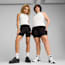กางเกงขาสั้นรัดรูปผู้หญิงปลายจั๊ม CLASSICS, PUMA Black, small-THA