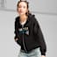 DOWNTOWN Oversized Hoodie Women, PUMA Black, small-PHL