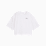 WARDROBE Essentials Oversized Short Tee Women, PUMA White, small-GBR