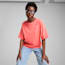 Wardrobe Essentials Oversized Tee Women, Peach Frost, small-THA
