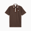 PUMA x ARNOLD PALMER Tipped Jacquard Golf Polo Men, Flat Bronze, small-GBR