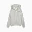 PUMA x ROSÉ T7 Hoodie Women, Flat Light Gray Heather, small-GBR