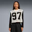 PUMA x ROSÉ Relaxed Mesh Top Women, Warm White, small-PHL