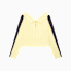 T7 Wide Neck Long Sleeve Polo Women, Gold Moon, small-PHL