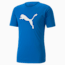 individualRISE Football Logo Tee Men, Electric Blue Lemonade-Peacoat, small-PHL