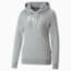 Power Graphic Hoodie Women, Light Gray Heather, small-THA