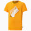 PUMA Power Logo Tee Youth, Tangerine, small-THA