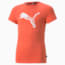 เสื้อยืดเด็กโตลายกราฟิก PUMA Power Graphic, Salmon, small-THA