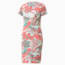 Essentials+ Flower Power Tee Dress Women, Minty Burst, small-PHL