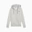 Essentials Full-Zip Hoodie Women, Light Gray Heather, small-GBR