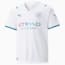 Man City Away Replica Youth Jersey 21/22, Puma White-Ocean Depths, small-PHL